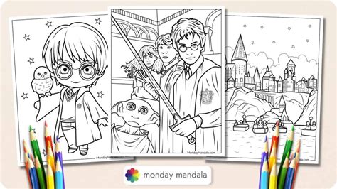 44 Harry Potter Coloring Pages Free Pdf Printables