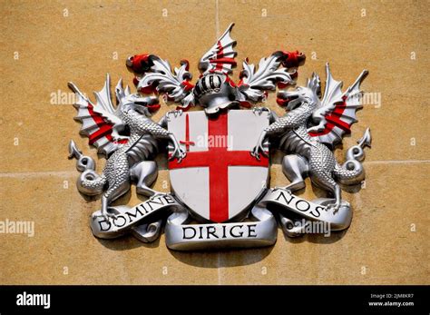 guildhall coat  arms stock photo alamy