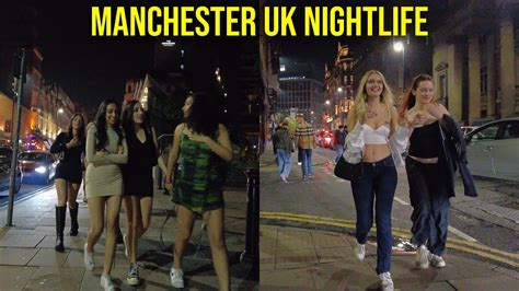 Manchester Uk Nightlife In K Uhd Fps Youtube