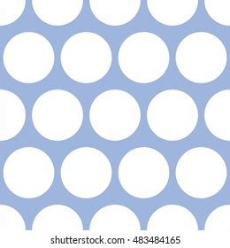 Tile Vector Pattern White Polka Dots Stock Vector Royalty Free