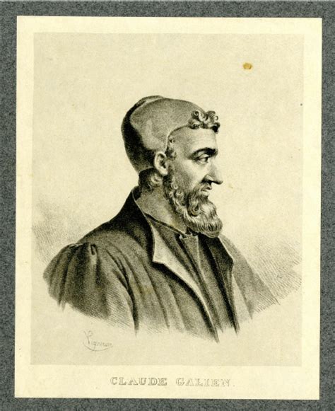 Claudius Galen From Prints Collection Reynolds Historical Library