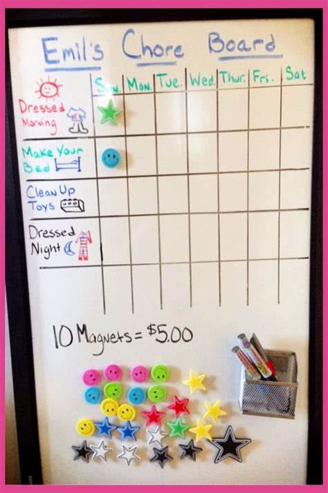 Homemade Chore Chart Ideas