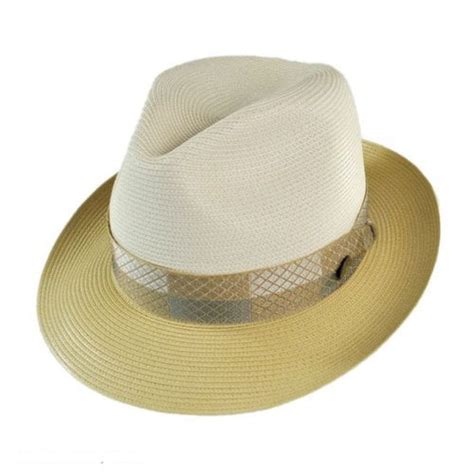 Andover Stetson Milan Straw Fedora Hat Tsandv