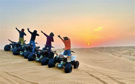 Quad bike desert safari | Dubai | Big red quad bike rental