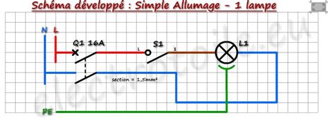 Sch Ma D Velopp D Un Simple Allumage Avec Lampe Circuit Lectrique