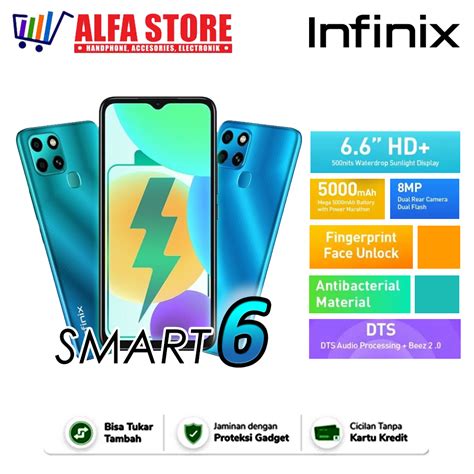 Infinix Smart 6 Plus Ram 364 Garansi Resmi Infinix Lazada Indonesia