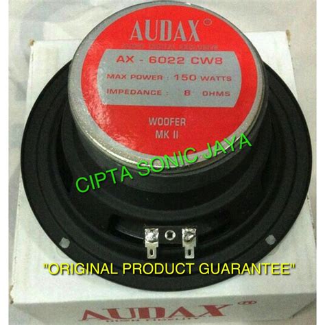 Jual Speaker Audax Ax Cw Woofer Inch Ax Shopee Indonesia