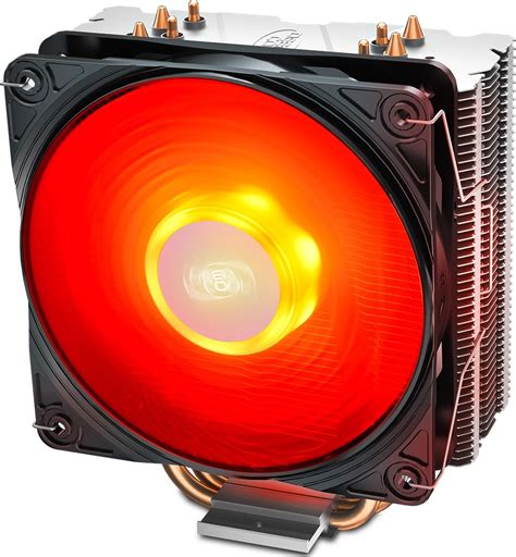 DeepCool CPU Cooler GAMMAXX 400 V2 Red 4 Heat Pipes 120mm PWM FAN