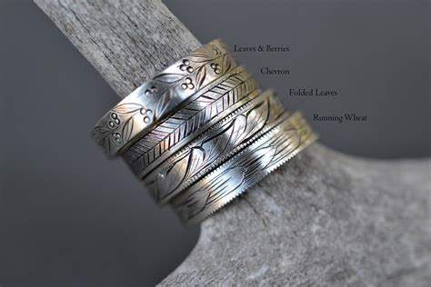 Engraved Silver Band