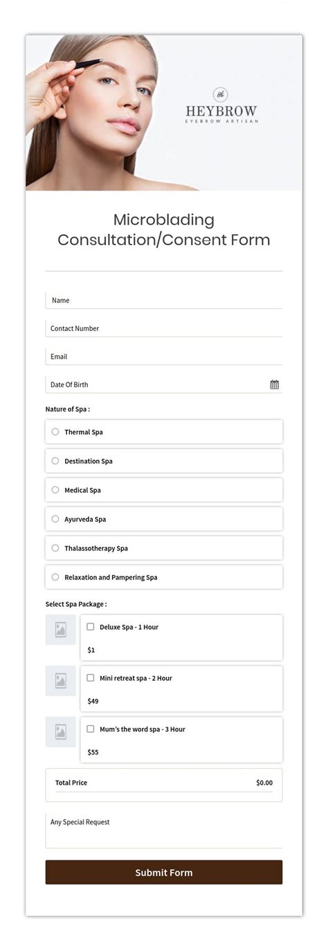 Consultation Form Templates Create Your Online Form