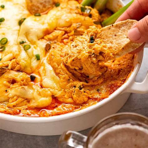 Hot Buffalo Chicken Dip Recipetin Eats