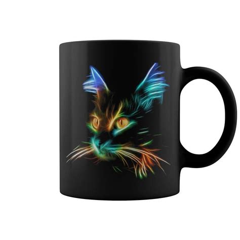 D Lighting Cat Color Changing Mug Cat Coffee Mug Cat Coffee Cat Colors