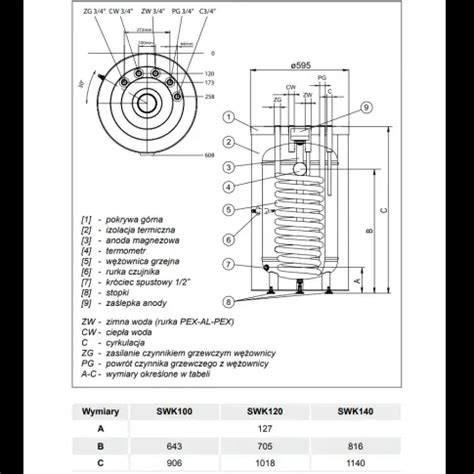 Kospel Wymiennik C W U Stoj Cy Z W Ownic Spiraln Swk Termo Top