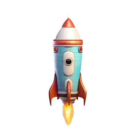 AI generated rocket ship icon on transparent background 37483710 PNG