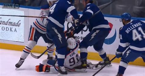 Edmonton Oilers Evander Kane Gets Wrist Cut By Skate Blade After