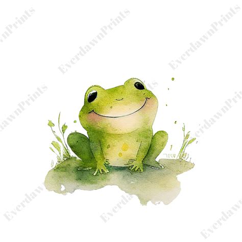 15 Cute Frog Clipart, High Quality Transparent PNG, Watercolor, Frog ...