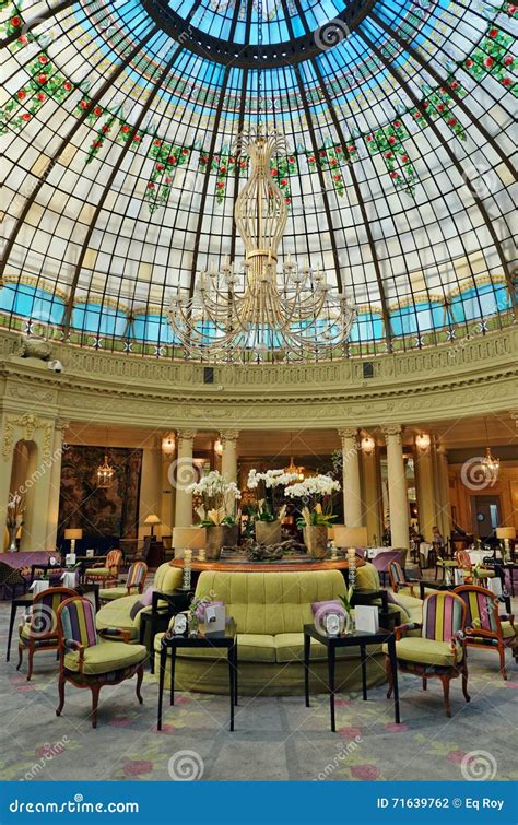 The Landmark Westin Palace Hotel In Madrid Spain Editorial Photography