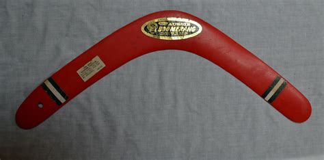 1975 Red Wham O Aussie Boomerang Home Activities 9th Birthday