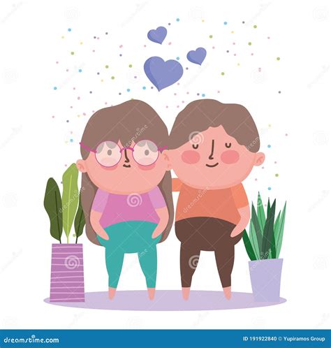 Grandmother Hugging Her Cute Grandson Cartoon Vector Cartoondealer