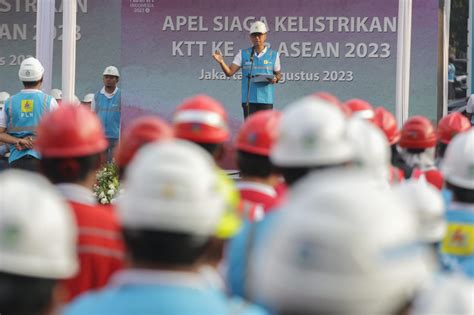 Gelar Apel Siaga KTT Ke 43 ASEAN Dirut PLN Kami Siapkan Sistem