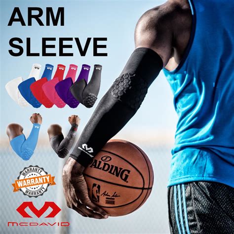 Mcdavid Hex Pad Compression Arm Sleeve Sport Basketball Hex Shooter Arm