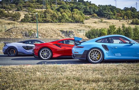 Porsche Gt Rs Vs Ferrari Pista Vs Mclaren Lt Topgear