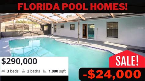 Florida Pool Homes For Sale Close To Disney For Under 350 000 Largest