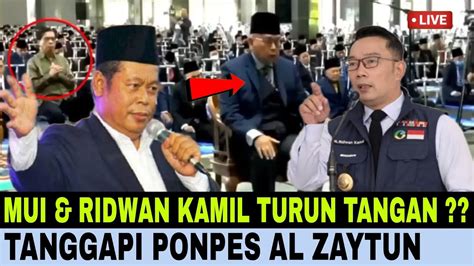 Gempar Akhirnya Mui Turun Tangan Tanggapi Pesantren Al Zaytun