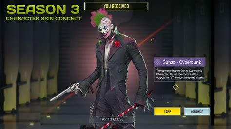 New Season Gunzo Character New Skin Season New Crate Season