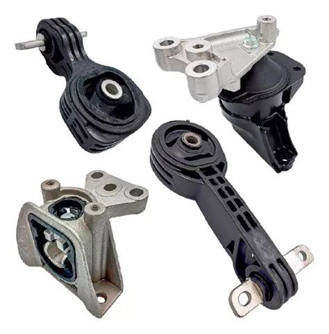 Kit 4 Coxim Motor Câmbio New Civic 2007 A 2011 Automático