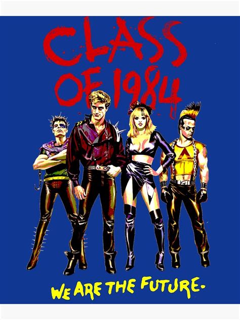 Class Of 1984 Vintage Poster By Uniquedesign44 Redbubble