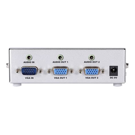 2PORT VGA AND AUDIO SPLITTER 1 pc 2 monitor vga splitter vga splitter ...