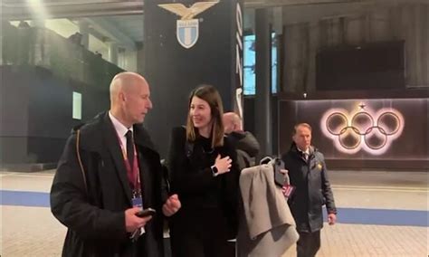 Derby Di Coppa Larrivo Della Ceo Della Roma Lina Souloukou