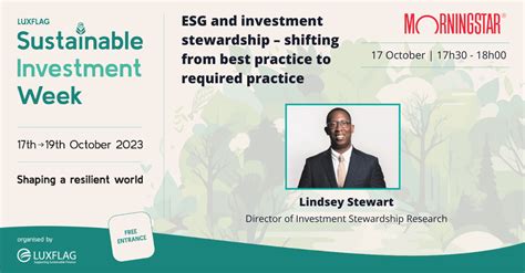 ESG And Investment Stewardship Shifting From Best Practice To