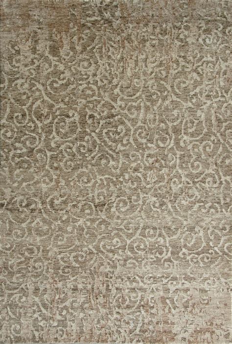 Tibet Rug Company Tibetan Clouds Natural Beige Hand Knotted Tibetan