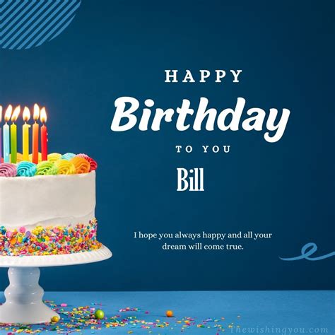 100+ HD Happy Birthday bill Cake Images And Shayari