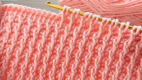 Amazing Super Easy Tunisian Crochet Baby Blanket For Beginners