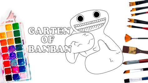 Garten Of Banban Coloring And Drawing Jumbo Josh Coloring Page YouTube