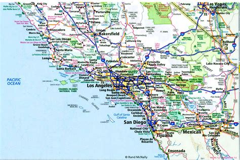 California Nevada interstate highways map I-5 I-8 I-10 I-15 I-80 state free number - free