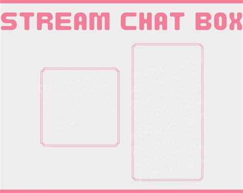 twitch animated chat box scalable mix  match stream overlays