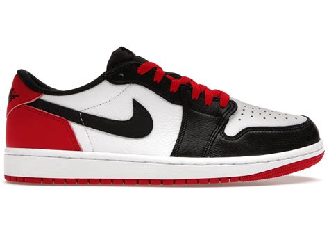 Jordan Air 1 Retro Low Og Black Toe 2023 Gs Cz0858 106 Flexdog