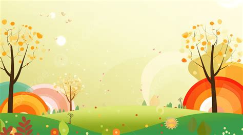 Autumn Scene Cartoon Animation Of Clouds Background, How To Make ...