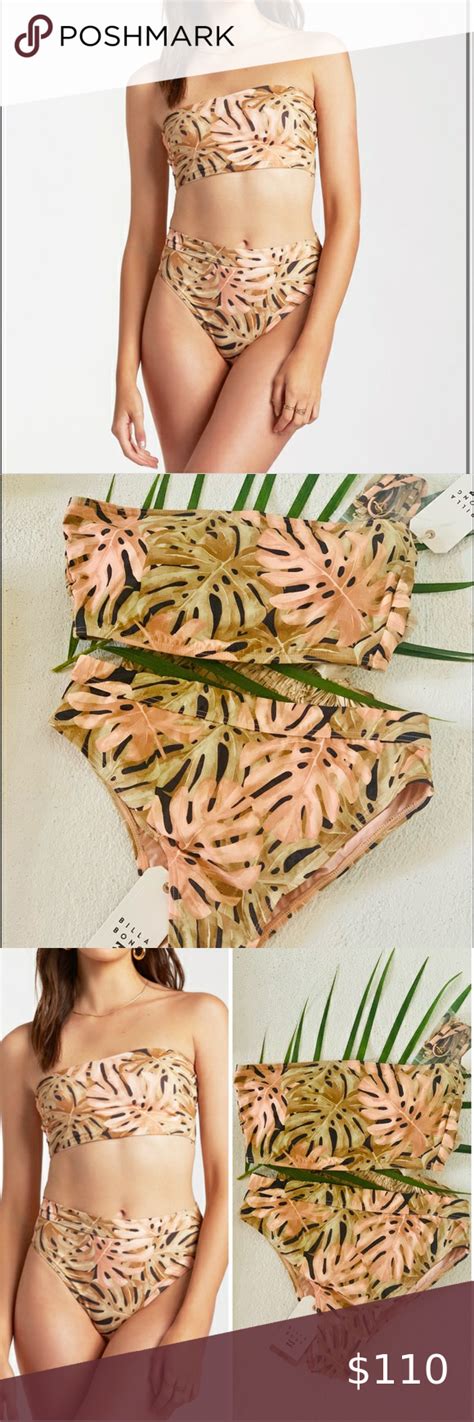 Billabong Hula Palm Bikini Piece Set In Palm Bikini Bikinis