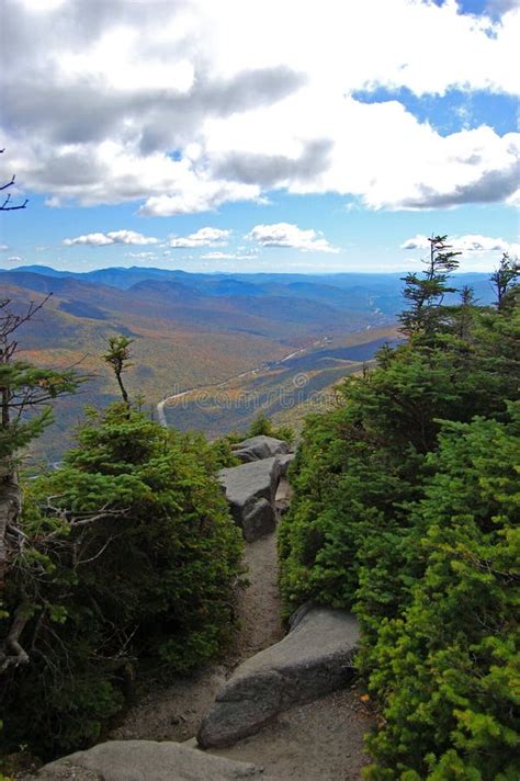 Franconia Notch in Fall, White Mountains, New Hampshire, USA Stock ...