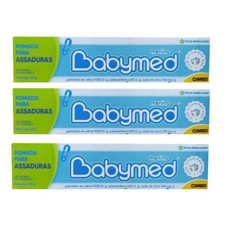 Kit Babymed Pomada Para Assaduras Cimed G Azul Unidades Creme