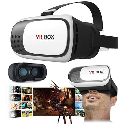 VR Box 2.0 110 Degree Viewing Immersive VR Virtual Reality Headset 3D ...