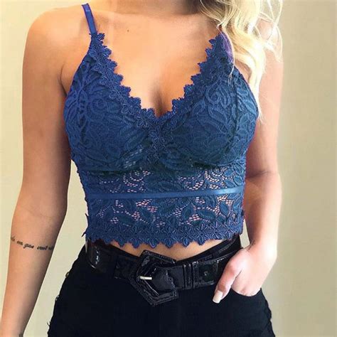 Gersome Sexy Lace Lingerie For Women Lace Underwear Plus Size Vest Crop