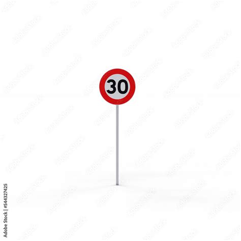 Maximum Speed Traffic Sign Stock Illustration Adobe Stock