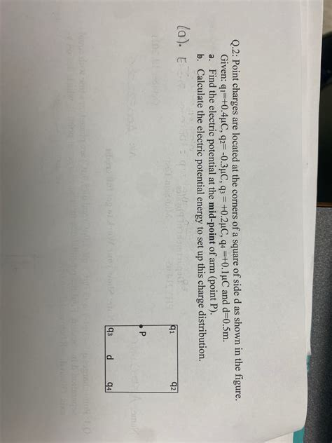 Answered Q2 Point Charges Are Located At The Bartleby