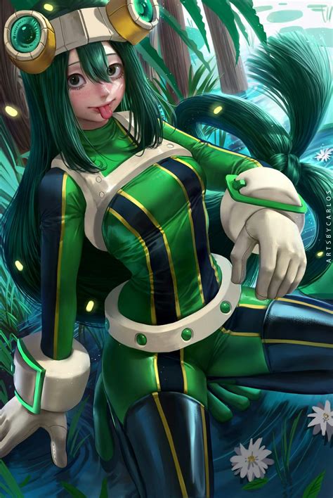 Who Drew This Amazing Asui Fan Art My Hero Academia Tsuyu Buko No Hero Academia My Hero